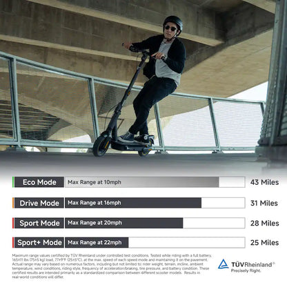 Segway - Max G2 Electric Kick Scooter Foldable w/ 43 Mile Range and 22 MPH Max Speed