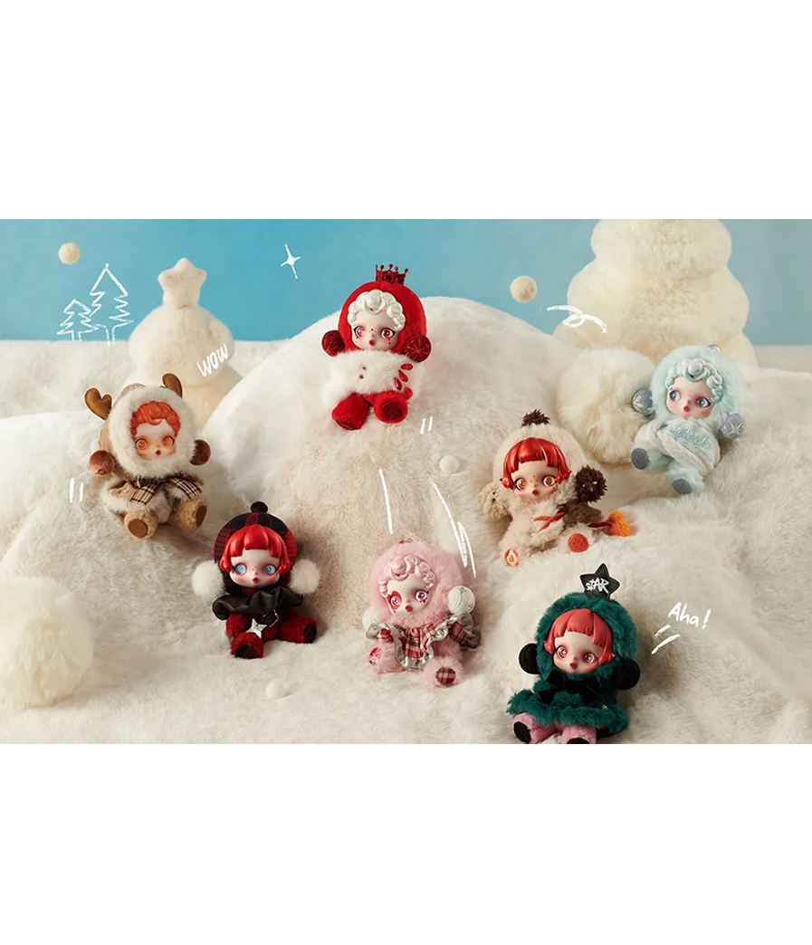 Skullpanda Winter Symphony - Plush Pendant